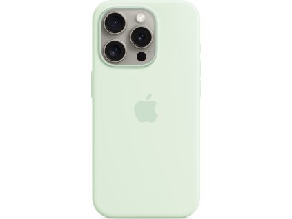 Apple Silikónový kryt s MagSafe pre iPhone 15 Pro Max, Zelený