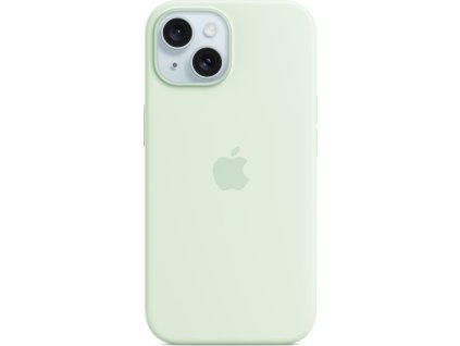 Apple Silikónový kryt s MagSafe pre iPhone 15, Zelený