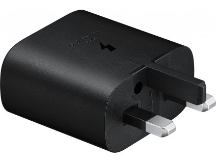 Nabíjací adaptér Samsung EP-TA800EBE USB-C 25W UK, Čierny (OOB Bulk)
