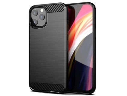 Carbon Kryt pre iPhone 15 Pro Max, Čierny