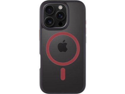 MagForce Hyperstealth kryt pre Apple iPhone 16 Pro, Tactical, Čierno- červený