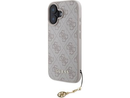 Guess 4G Charm Kryt pre iPhone 16, Ružový