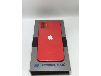 Používaný iPhone 12 128GB Red, Trieda A, Zdravie batérie: 100%