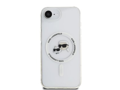 karl lagerfeld iml k ch heads metal frame magsafe zadni kryt pro iphone 16e transparent 1 big ies13790448