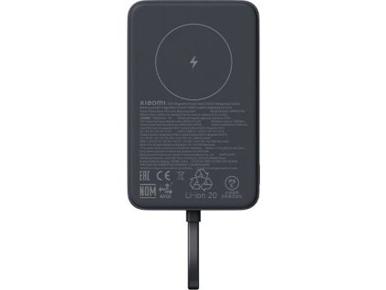 Xiaomi 33W Magnetic Power Bank 10000mAh, Čierna