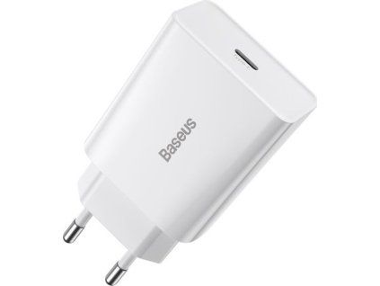 Speed Mini Nabíjačka USB-C 20W, Baseus, Biela