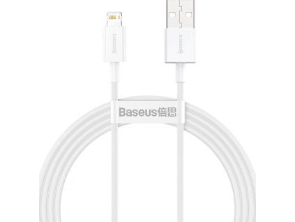 Superior Fast Charging Kábel Lightning 2.4A1.5m, Baseus, Biely