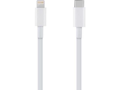 Fast Charge USB-C / Lightning Kábel 1m, OBAL:ME, Biely