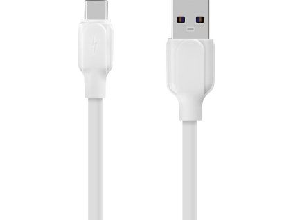 Simple USB-A  /USB-C Kábel 1m, OBAL:ME, Biely