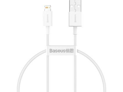 Superior Fast Charging Kábel Lightning 2.4A 0.25m, Baseus, Biely