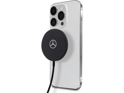 Mercedes 15W Magnetická Bezdrôtová Nabíjačka Black