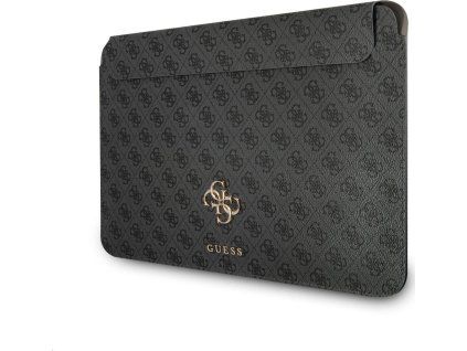 Guess PU 4G Metal Logo Computer Sleeve 13" Grey