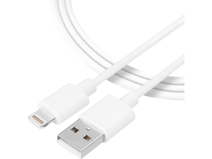 Tactical Smooth Thread Cable USB-A/Lightning 1m White