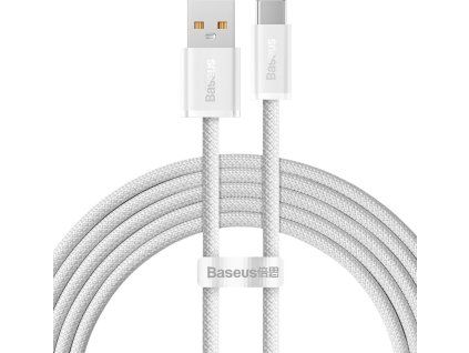 Baseus Dynamic Series Fast Charging Dátový Kábel USB-A - USB-C 100W 2m White