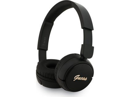 Guess Script Metal Logo Bezdrátová Slúchadlá Black