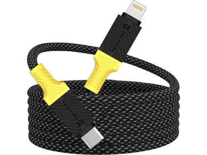 Tactical MagRope USB-C/Lightning 1m Black/Yellow