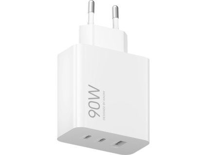 Xiaomi MDY-19-EK Triple (2xUSB-C,1xUSB-A) 90W Cestovná Nabíjačka White