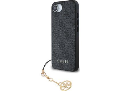 Charm Kryt pre iPhone 16e/17e, Guess, Čierny