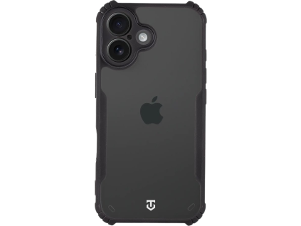 Quantum Stealth Kryt pre Apple iPhone 16, Tactical, Transparentný-čierny