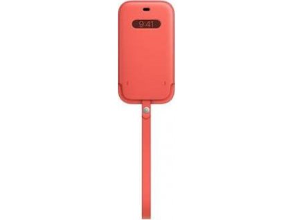 Apple Kožený návlek s MagSafe pre iPhone 12 mini Pink Citrus, MHMN3ZM/A