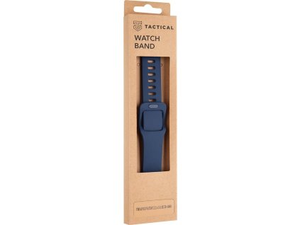Tactical 790 Silikónový Remienok s prackou pre Apple Watch 38/40/41mm, Modrý
