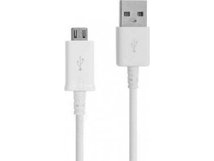 Kábel Samsung USB/MicroUSB 0.8m - Biely, ECB-DU68WE (Bulk balenie)