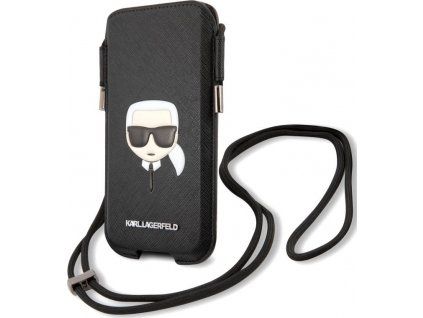 Head Saffiano Vrecúško L, Karl Lagerfeld, Čierne
