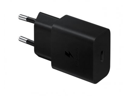 Nabíjací adaptér Samsung EP-T1510XBE USB-C 15W + USB-C kábel 1m, Čierny