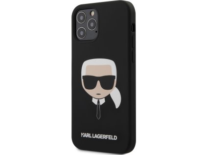 Karl Lagerfeld Kryt pre iPhone 12/ 12 Pro, Čierny