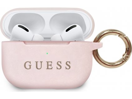 Guess Puzdro pre Airpods Pro, Ružové