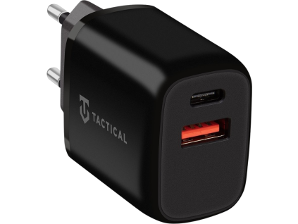 Base Plug Dual 20W Nabíjačka, Tactical, Čierna