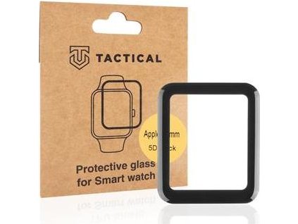 Tactical 5D Ochranné sklo pre Apple Watch 7 45mm, Čierne