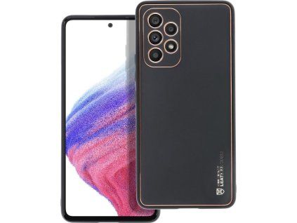 Kožený kryt pre Samsung Galaxy A53 5G, Forcell, Čierny