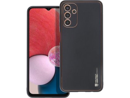 Forcell Kožený Kryt pre Samsung Galaxy A13 5G / A04S, Čierny