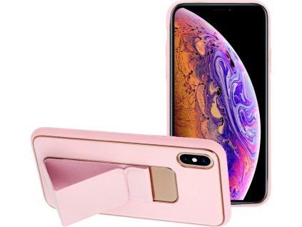 Leather kryt pre Apple iPhone X / Xs, Forcell, Ružový