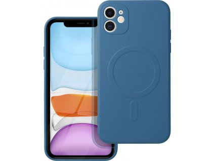 Silikónový Kryt s MagSafe pre iPhone 11, Modrý