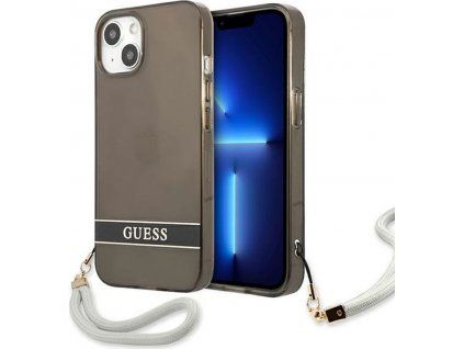 Translucent kryt pre Apple iPhone 13, Guess, Hnedý