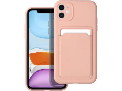 Card Slot kryt pre Apple iPhone 11, Forcell, Ružový