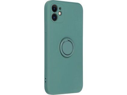 Silikónový Ring kryt pre Apple iPhone 11, Forcell, Zelený