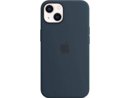 Silikónový kryt s MagSafe pre Apple iPhone 13 Mini Abyss, Apple, Blue