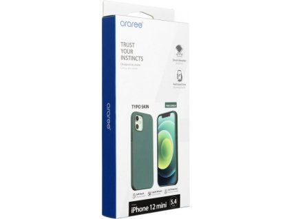 Typoskin kryt pre Apple iPhone 12 Mini, Araree, Zelený