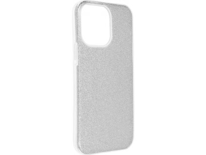 Forcell Shining Kryt pre iPhone 14 Pro Max, Strieborný