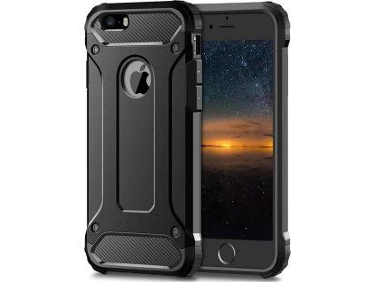 Armor kryt pre Apple iPhone 5/5S/SE, Forcell, Čierny