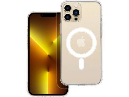 Silikónový kryt s MagSafe pre Apple iPhone 13 Pro Max, Transparentný