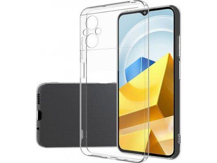 Silikónový kryt pre Xiaomi Poco M5, Transparentný
