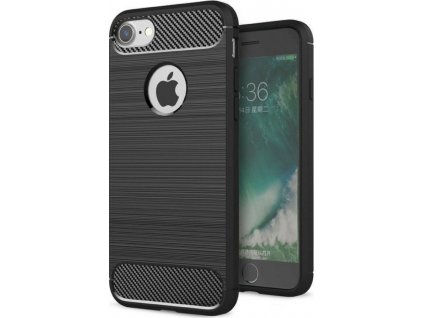 Forcell Carbon Kryt pre iPhone 6/6S, Čierny