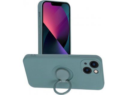 Silikónový Ring kryt pre Apple iPhone 7 / 8 / SE 2020 / SE 2022, Forcell, Zelený