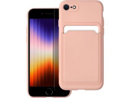 CARD kryt pre Apple iPhone 7 / 8 / SE 2020 / SE 2022, Forcell, Ružový