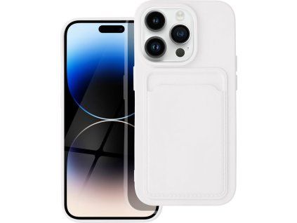 Kryt s kapsou na kartu pre Apple iPhone 14 Pro, Biely