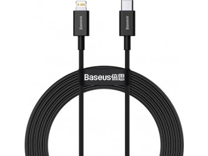 Baseus Nabíjací Kábel USB-C/ Lightning 8-pin 1.2m, Čierny